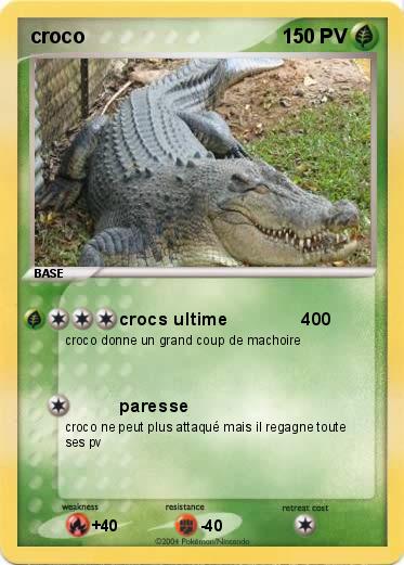 Pokemon croco