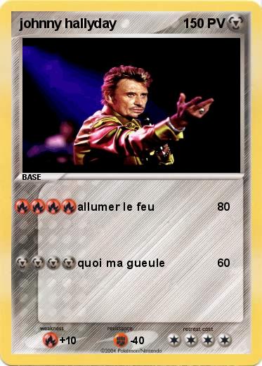 Pokemon johnny hallyday