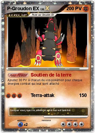 Pokemon P-Groudon EX