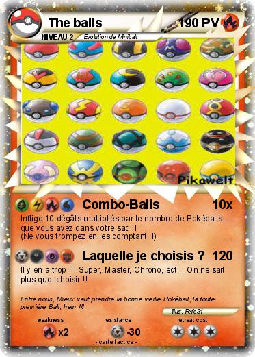 Pokemon The balls
