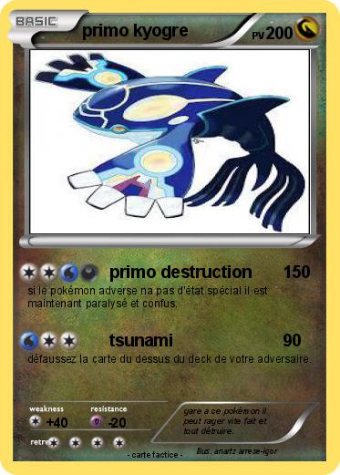 Pokemon primo kyogre