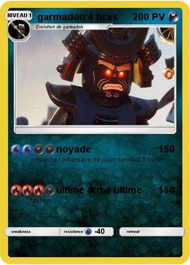 Pokemon garmadon 4 bras