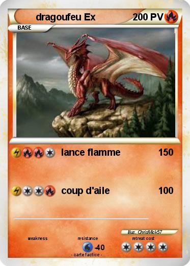 Pokemon dragoufeu Ex