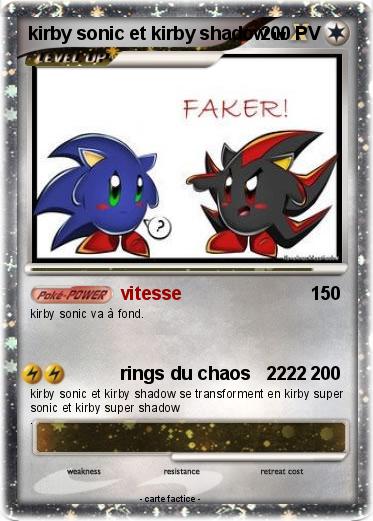 Pokemon kirby sonic et kirby shadow