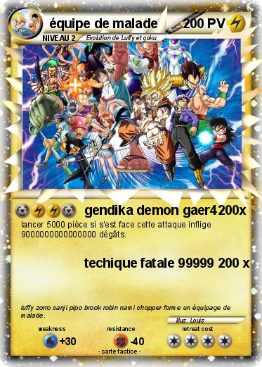 Pokemon équipe de malade