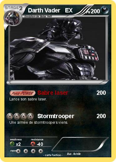 Pokemon Darth Vader   EX