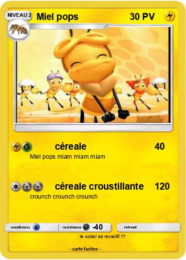Pokemon Miel pops