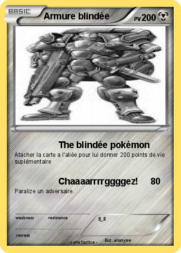 Pokemon Armure blindée