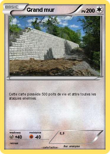 Pokemon Grand mur