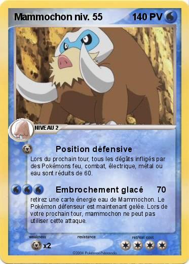 Pokemon Mammochon niv. 55