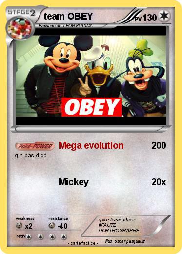 Pokemon team OBEY