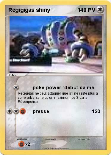 Pokemon Regigigas shiny
