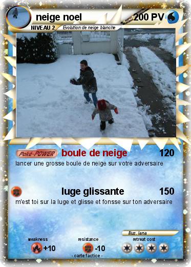 Pokemon neige noel