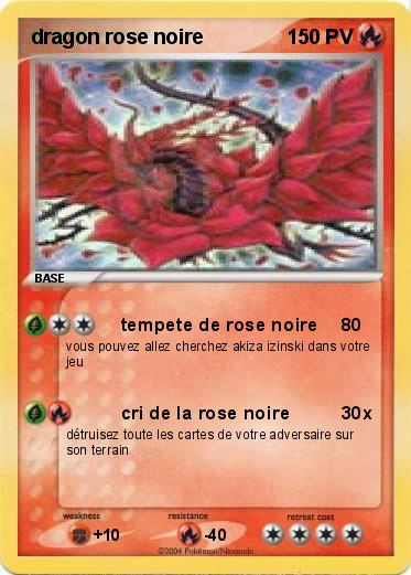 Pokemon dragon rose noire
