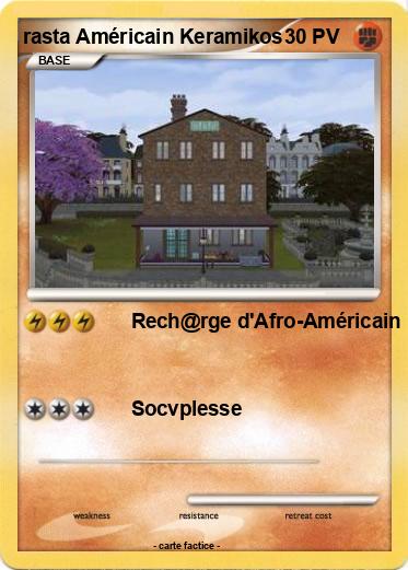 Pokemon rasta Américain Keramikos
