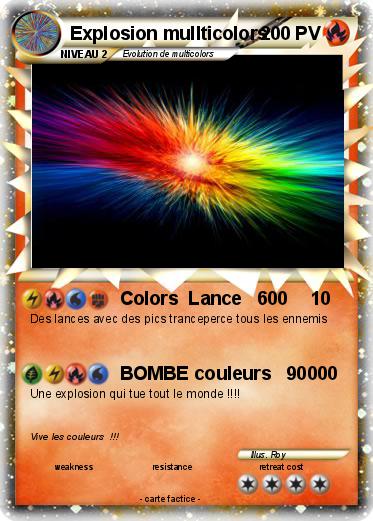 Pokemon Explosion mullticolors