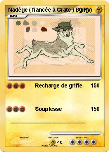 Pokemon Nadège ( fiancée à Grate ) ( gng )