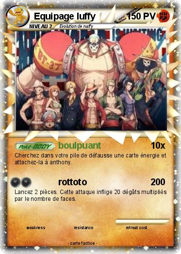Pokemon Equipage luffy