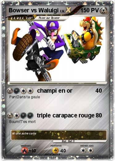 Pokemon Bowser vs Waluigi