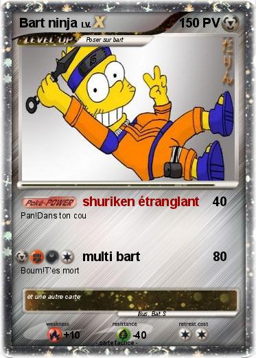 Pokemon Bart ninja