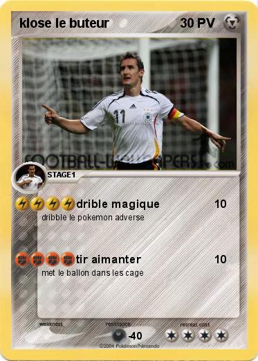 Pokemon klose le buteur