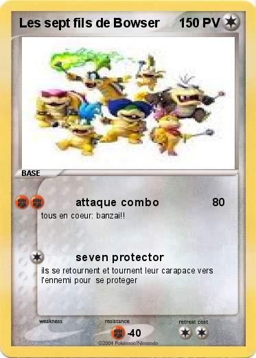 Pokemon Les sept fils de Bowser
