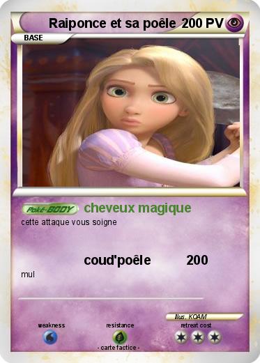 Pokemon Raiponce et sa poêle