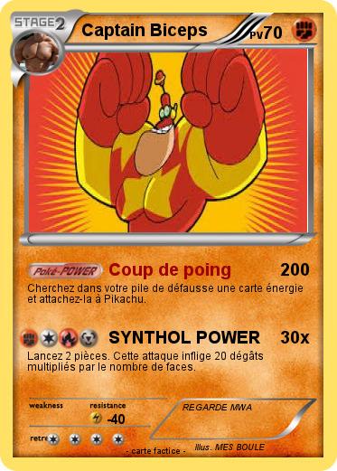 Pokemon Captain Biceps