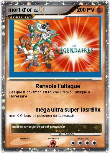 Pokemon mort d'or