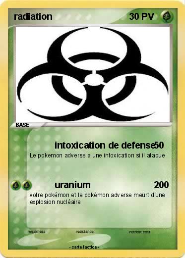 Pokemon radiation