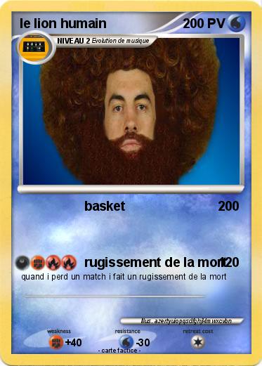 Pokemon le lion humain