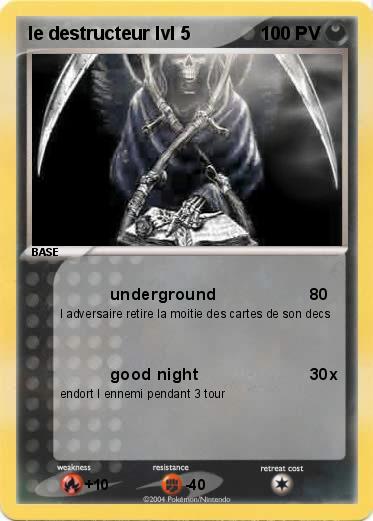 Pokemon le destructeur lvl 5