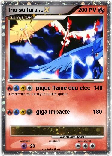 Pokemon trio sulfura