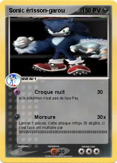 Pokemon Sonic érisson-garou