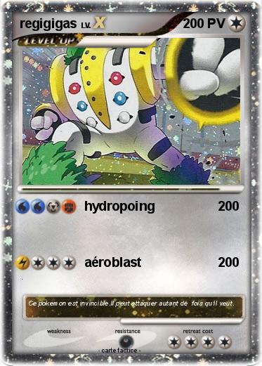 Pokemon regigigas