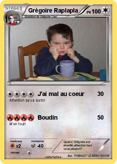 Pokemon Grégoire Raplapla