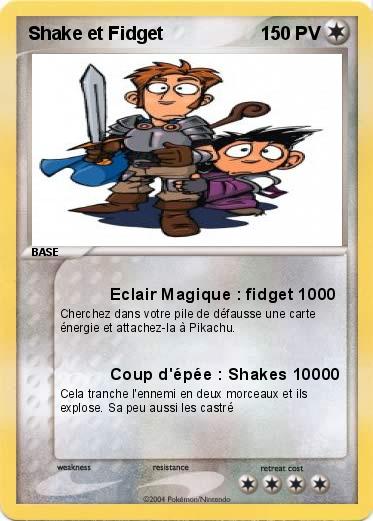 Pokemon Shake et Fidget 