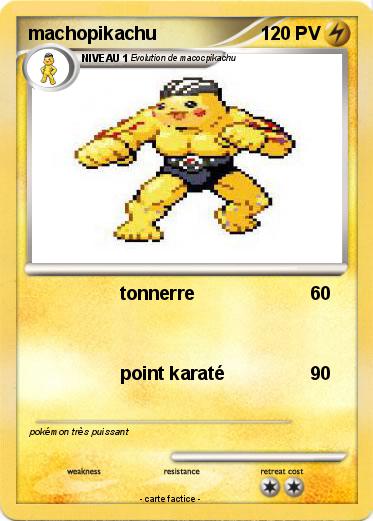 Pokemon machopikachu