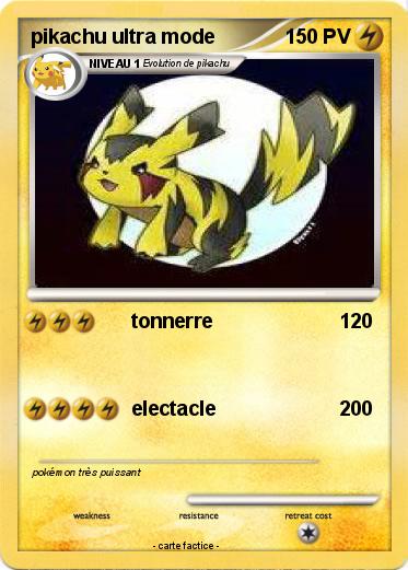 Pokemon pikachu ultra mode