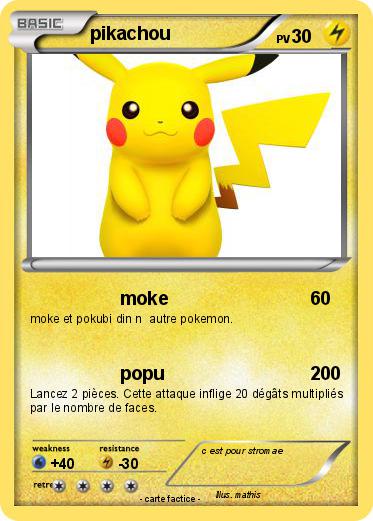 Pokemon pikachou