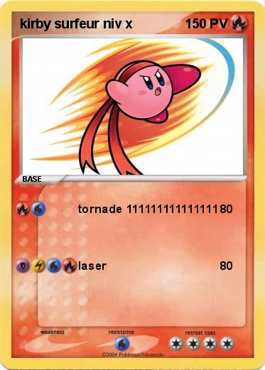 Pokemon kirby surfeur niv x