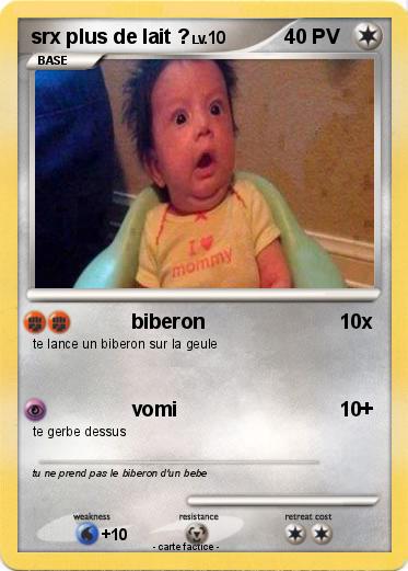 Pokemon srx plus de lait ?