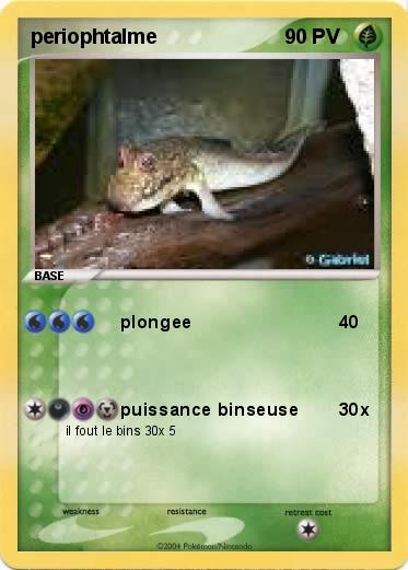 Pokemon periophtalme