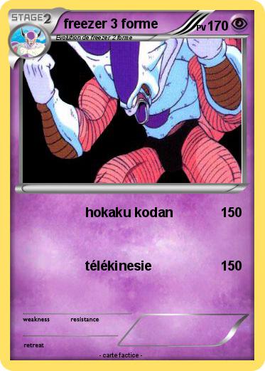 Pokemon freezer 3 forme