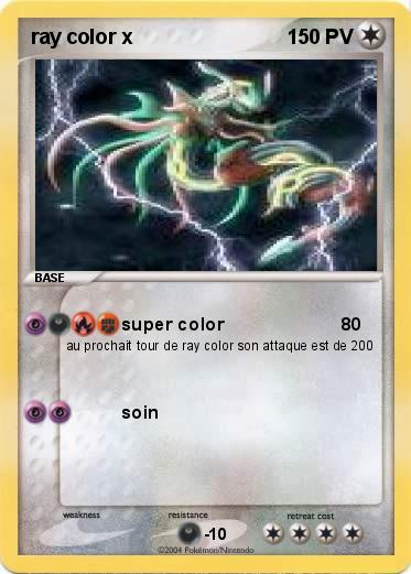 Pokemon ray color x