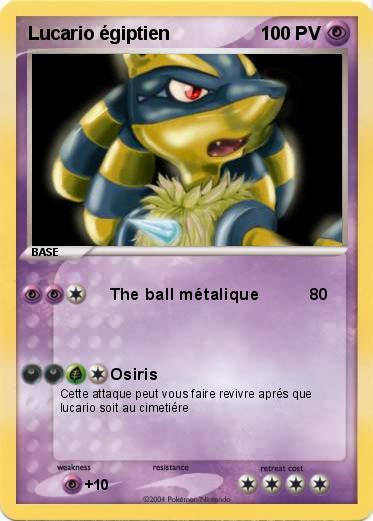 Pokemon Lucario égiptien