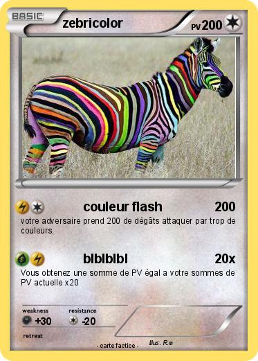 Pokemon zebricolor