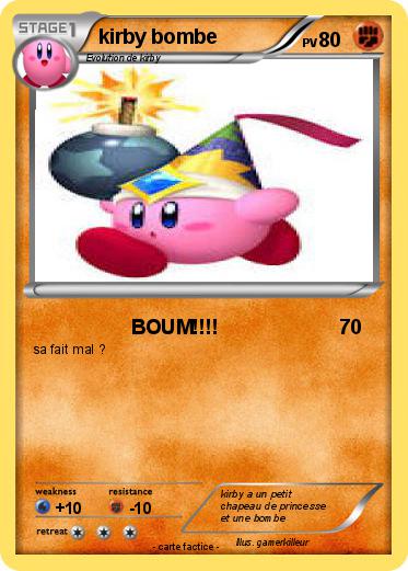 Pokemon kirby bombe