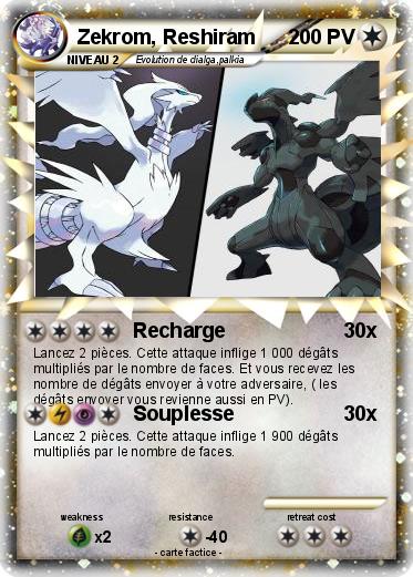 Pokemon Zekrom, Reshiram