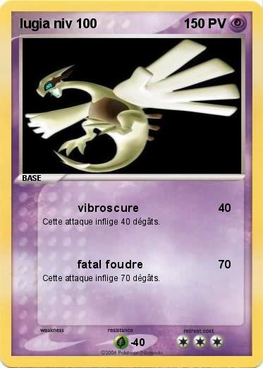 Pokemon lugia niv 100